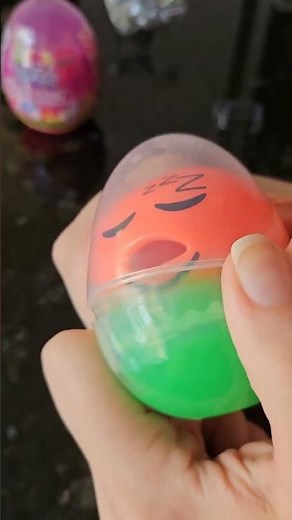 ✨ ASMR Unboxing: Green Slime Emoji Toy Surprise! Relaxing Sounds ✨