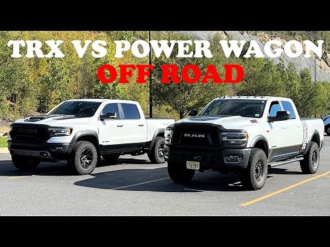 TRX vs Power Wagon 4x4 Rams Best Off-Roading Trucks