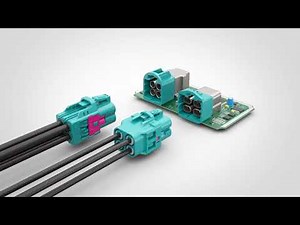 Rosenberger Automotive Data Connectors HFM® & H-MTD® Animation