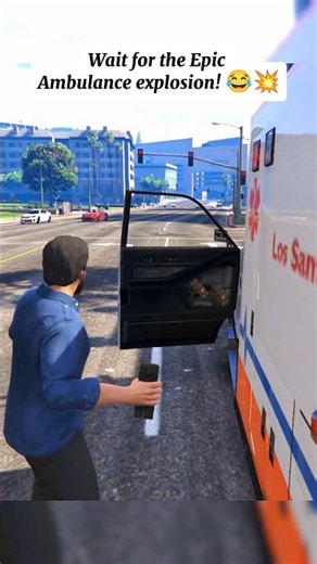 The most EVIL Ambulance trap in GTA 5! 🤣🚑 #gta5 #gta