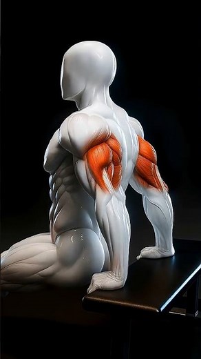 Bench dips done right = real triceps gains. 💪