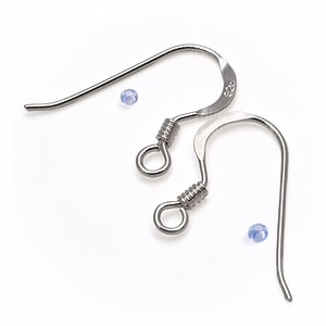925 Sterling Silver Fish Hook Ear Wires | Classic Earring Hooks 20x14mm | DIY Earring Findings Jewellery Making UK - Etsy UK