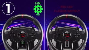 SUBSONIC - Superdrive GS550 Steering Wheel - Racing Wheel with Pedals, Paddles, Shifter. Diameter 25 cm, 270° Rotation Angle, Vibration - For Switch 2, Switch, Xbox Series X/S, PS4, Xbox One, and PC
