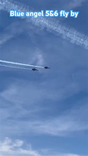 Blue angel 5&6 at Luke days march 22 fly by together