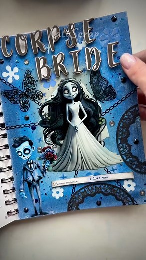 Creative Scrapbooking Inspired by Corpse Bride