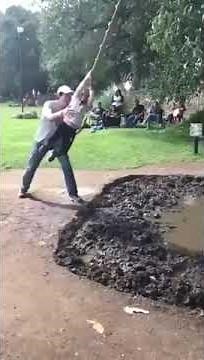 GIRL FACE PLANTS IN TO A PILE OF MUD