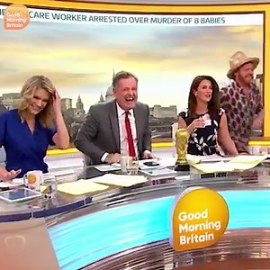 84K views · 758 reactions | Keith Lemon pranks Piers and Susanna by bursting into the GMB studio!  | Good Morning Britain | Facebook