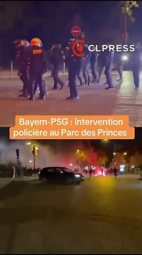 🔴 PSG : tensions aux alentours du Parc des Prince pendant la demi-Finale de Ligue des Champions