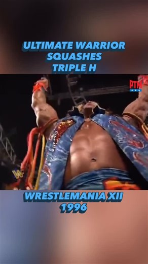 Pounding The Meat on Instagram: "Ultimate Warrior squashes Hunter Hearst Helmsley (Triple H) at WWE WrestleMania XII. (1996) #FYP #WWE #ultimatewarrior #WrestlingNostalgia #ExplorePage #viralvideos #rip #wrestlemania #WWEHistory #ProWrestling #WWELegends #explorepage✨ #WrestlingFans #ClassicWrestling #superstars #instareels #WrestlingThrowback #reel #WWEClassic #reelitfeelit #VintageWrestling #WrestlingCommunity #viralreels #WrestlingReels #reels #explorer #WWEVibes #WrestlingLegends #Viral"