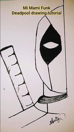 ||How to draw Deadpool||drawing tutorial for beginners||Drawing video step by step ||drawing #art