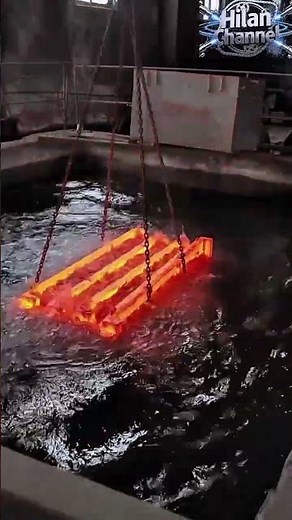 How Industrial Quenching Processes Transform the Crystalline Structure of Molten Steel Components