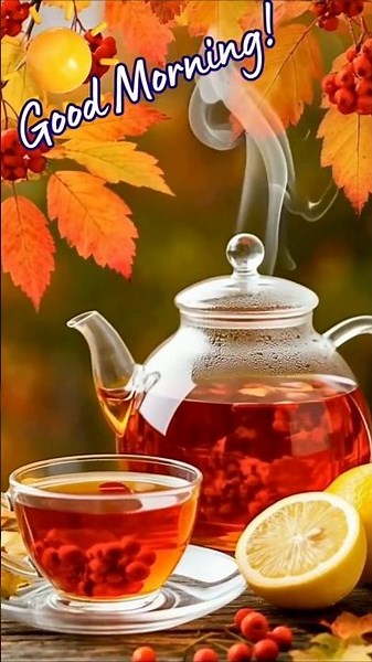 Good morning🍂 Morning nature✨Start a new day brightly🔅Autumn melody🍁Autumn 🍄‍🟫October