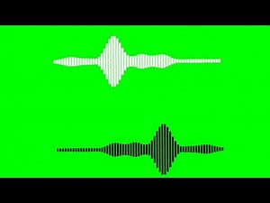 Audio Spectrum Visualizer Green Screen | #31