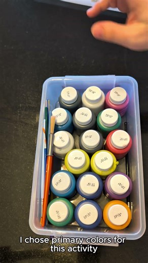 Apple Stamping Paint Preschool Activity