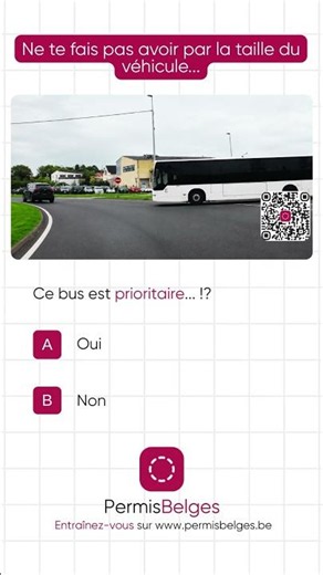 Don't get fooled by the vehicle's size | Belgium Theory Test