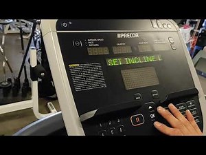 Precor Treadmill or Elliptical Manager Mode
