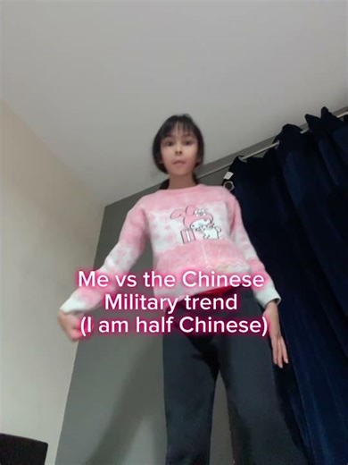 Me vs Chinese military dance