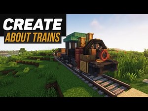 Create mod. About Trains. Steam engine. Tutorial / guide (minecraft java edition)