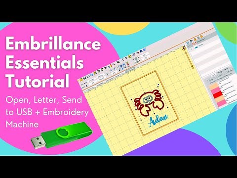 How to Use Embrilliance Essentials with Text Lettering Tutorial for Beginners | #sewingwithmaryrose