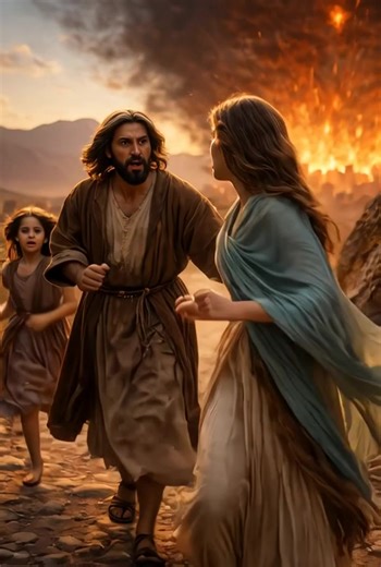 The Story of Lot’s Wife (Genesis 19) Lot was the nephew of Abraham and lived in the city of Sodom, a place known for great wickedness. Because of the city’s corruption, God decided to destroy Sodom and Gomorrah. However, God showed mercy to Lot because of Abraham’s intercession. Two angels came to Sodom and warned Lot to flee with his family before judgment fell. As they escaped at dawn, the angels gave a strict command: “Do not look back, and do not stop anywhere in the plain. Flee to the mount