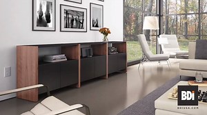 Semblance | One System. Endless Possibilities. Semblance is an incredibly flexible and customizable modular system, allowing you to easily combine various components to create unique solutions for storage, office, and media. Learn More: bdiusa.com/modular | BDI Furniture