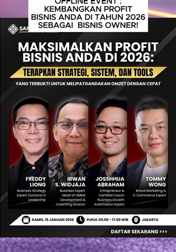 Kelas Bisnis & CEO Program 2026: Networking dan Audit