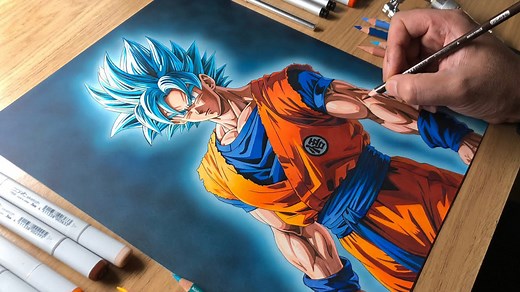 The Dragon Ball art tutorial that makes Goku look absolutely epic