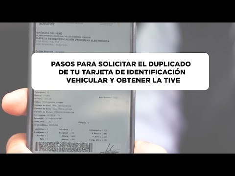 ABC Registral: Duplicado de Tarjeta de Identificación Vehicular y obtención de la TIVE