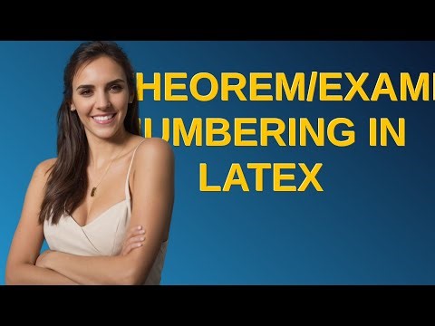 Tex: Theorem/Example numbering in LaTeX