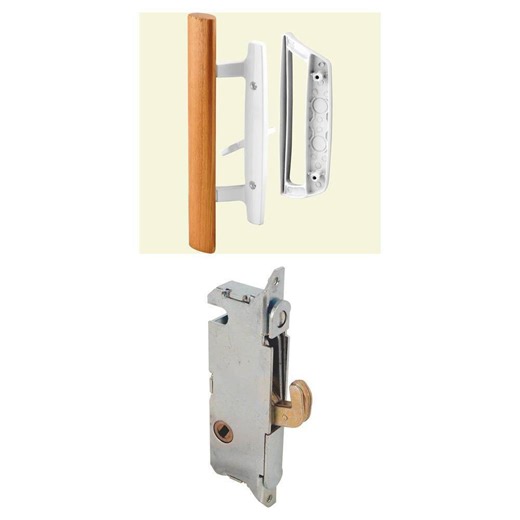 Prime-Line Sliding Glass Door Handle Set and Mortise Lock Combo - The Home Depot