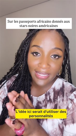 Mrs Paola Audrey N. on Instagram: "Je précise tout de suite : je parle des célébrités, pas des personnes anonymes qui font une démarche sincère de reconnexion au continent par l’ADN, l’histoire, l’envie de s’installer, de construire, de contribuer. Ça, c’est autre chose. Ce qui m’interroge, ce sont ces naturalisations très médiatisées de personnalités déjà puissantes : – est-ce qu’il existe un cadre de suivi ? – des engagements clairs ? – une stratégie pour mobiliser concrètement leur notoriété,