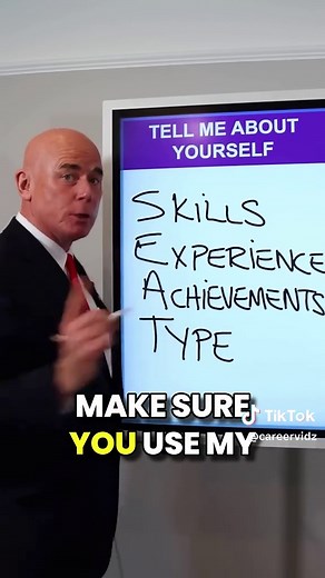 Job Interview: Tell Me About Yourself Structure
