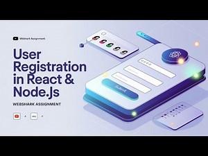 🚀 User Registration Form in React & Node.js | Webshark Assignment 🦈 | Full Stack Tutorial
