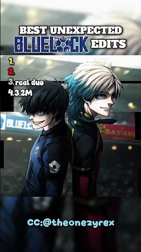 Ranking Best Unexpected Blue Lock Edits Part 146 #bluelock #anime #animeedit #bluelockedit