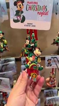 Let’s go shopping for Disney Christmas ornaments to decorate my tree for Christmas! #disney