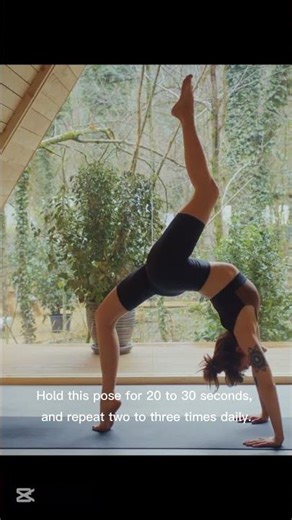 One-Legged Wheel Pose 🔥 Burn Belly Fat & Boost Flexibility | Yoga Shorts