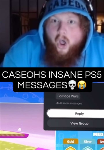 CaseOhs INSANE PS5 messages💀😭 #caseohgames #caseohfunnymoments #caseoh #fyp