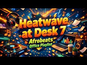 Heatwave at Desk 7 🔥 Afrobeats Office Vibes | It’s Getting Hot Fan Sweat Loop SFX