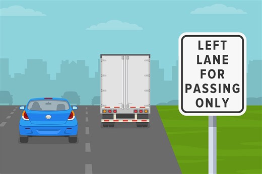 Can you drive over the speed limit in the left lane? Passing lane laws explained