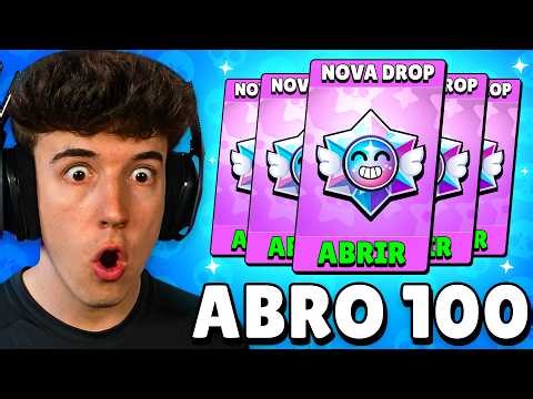 ABRO 100 *NOVA DROPS* Y ME TOCAN NUEVAS SKINS de BRAWL STARS