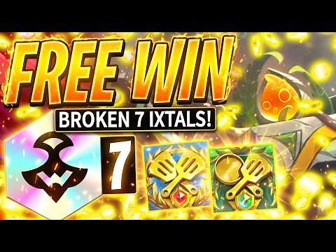 INSANE 7 IXTAL RANKED GAME! (FREE WIN) - TFT Set 16 Best Comps | Teamfight Tactics 16.2 Meta Guide