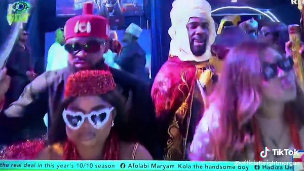 Bright Morgan's Saturday Night Party Vibe at BBNaija