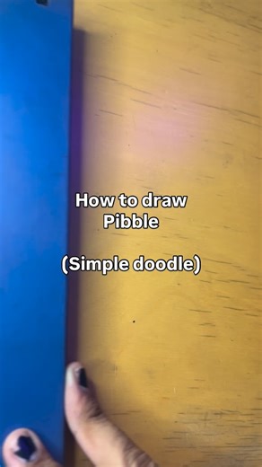 Luis on Instagram: "How to draw Pibble | #fyp #art #artist #viral #viralvideo #trending"