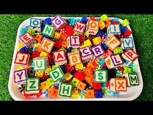 Mix and Match ABC Puzzle Game | Learn Alphabet and Colour with Building Block |
