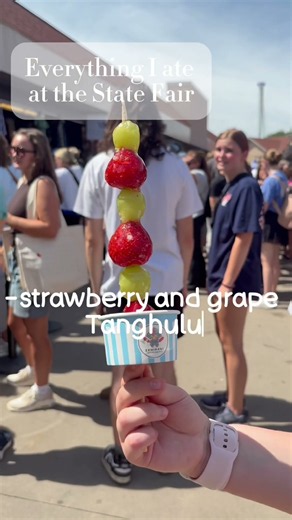 Everything I ate at the fair! #sunset #nails #preppy #grwm