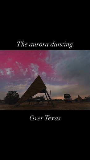 Captured on my Canon USA #r8 #auroraborealis #astrotimelapse #tomelapse #texas #astrophotography #fyp #aurora #NorthernLights | Rafe Grigar