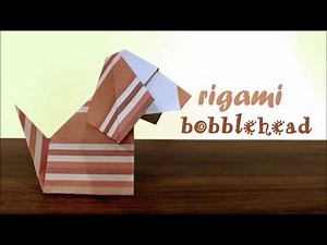 Origami Bobblehead Dog 🐶