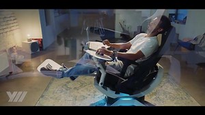 VR运动模拟厂商Yaw VR推出新一款VR蛋椅Yaw2，更专业智能，适合高阶VR游戏玩家。（舒适度看起来无比适合办公