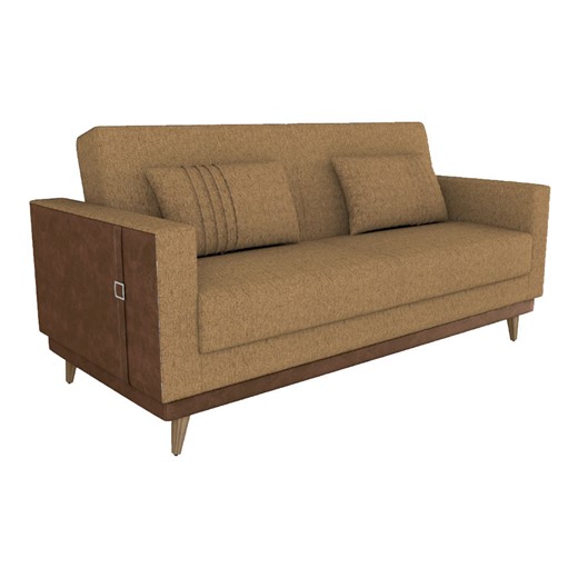 Sofá Cama Héstia Linho Areia | Openbox2
