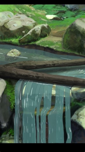 Animation water 2D, Usin tvpanomation #shortvideo #shorts #animation #water #2danimation #animación